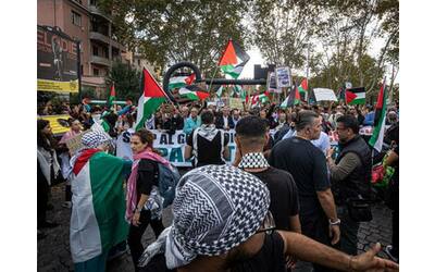 corteo pro palestina a roma nel giorno della memoria la comunit ebraica va vietato