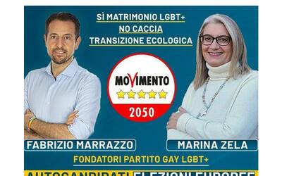 m5s candidati del partito gay lgbt in lizza gli attivisti chi iscritto altrove non pu correre