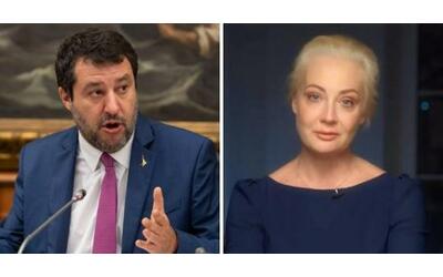 Salvini: «Capisco Yulia Navalny, ma chiarezza la fanno giudici e medici»
