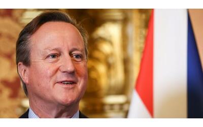 Cameron: «Un cessate il fuoco a Gaza sarebbe controproducente: se Hamas...