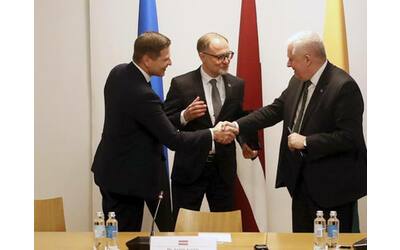 i tre stati baltici annunciano una zona di difesa comune