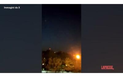 Israele lancia droni sull'Iran, le esplosioni nel cielo di Isfahan