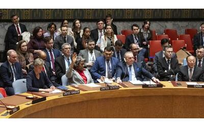 L’Onu vota il cessate il fuoco con l’astensione degli Stati Uniti....