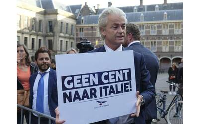 olanda wilders non sar primo ministro si va verso governo di tecnici