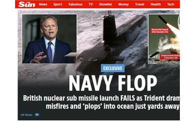 Regno Unito, il test fallito del missile nucleare Trident diventa il simbolo...