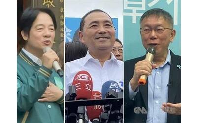 tre in corsa a taiwan per le presidenziali dramma nell opposizione