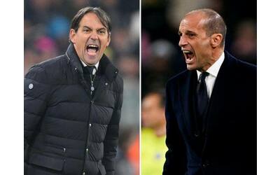 Allegri e Inzaghi su Juventus Inter: «Preso un gol da polli», «In passato...