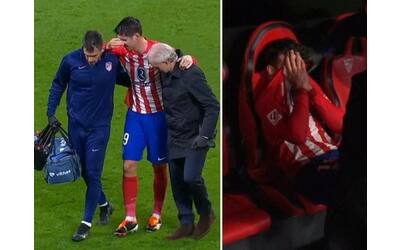 Alvaro Morata, infortunio e lacrime in Siviglia-Atletico Madrid: come sta