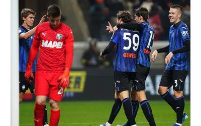 Atalanta-Sassuolo di Coppa Italia, risultato 3-1: decidono una doppietta di De Ketelaere e il gol di Miranchuk