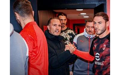 Cardinale e Ibrahimovic incontro con la squadra negli spogliatoi prima di Milan-Roma