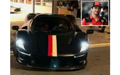 Charles Leclerc con la sua nuova Ferrari a Montecarlo: è una Daytona SP3
