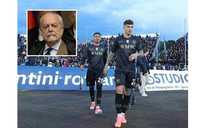 Crisi Napoli, De Laurentiis ordina il ritiro permanente dopo la sconfitta con...