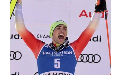 Daniel Yule da trentesimo a primo nello slalom speciale di Chamonix in Coppa...