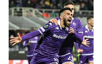 Fiorentina in semifinale di Conference League, Viktoria Plzen k.o 2-0: gol di Nico Gonzalez e Biraghi
