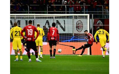 Giroud e il rigore sbagliato in Milan-Borussia Dortmund. Reus segna: cos’è successo