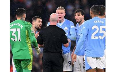 Haaland furioso in City-Tottenham: l’arbitro non dà il vantaggio a Grealish