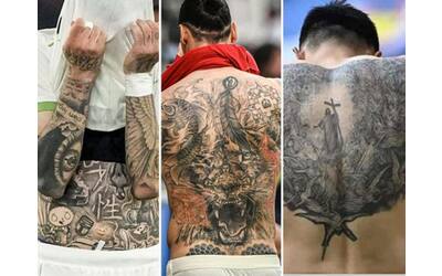 i tatuaggi dei calciatori quali sono i pi famosi