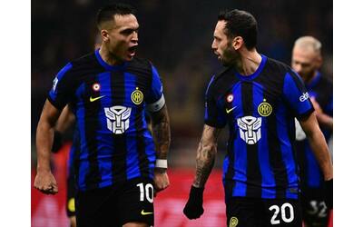 Inter-Udinese risultato 4-0: rigore di Calhanoglu e gol di Dimarco,Thuram e Lautaro
