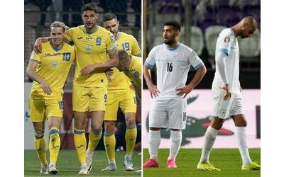 israele niente europei l ucraina li gioca in finale
