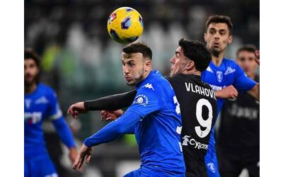 Juventus-Empoli risultato: 1-1 gol di Vlahovic e Baldanzi