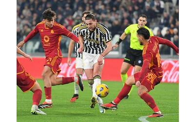 Juventus-Roma, risultato 1-0 gol di Rabiot