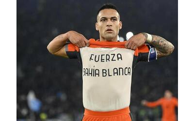 Lautaro e dedica sulla maglia alla tragedia di Bahia Blanca dopo il gol in Lazio-Inter