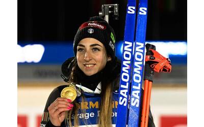 Lisa Vittozzi oro ai Mondiali di biathlon nell’individuale