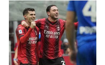Milan-Empoli risultato 1-0: gol di Pulisic, rossoneri al momento secondi