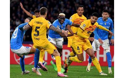 Napoli-Barcellona risultato 1-1: gol di Lewandowski e Osimhen nell’andata...