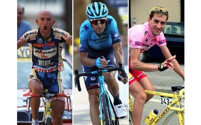 Pantani, Gotti e Nibali: le tre biciclette che raccontano la storia del ciclismo