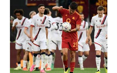 Roma-Bologna risultato 1-3: gol di El Azzouzi, Zirkzee e Saelemaekers, ora Thiago Motta vede la Champions