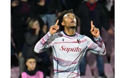 Salernitana-Bologna risultato: 1-2, doppietta di Zirkzee e gol di Simy
