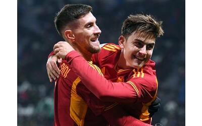 Sassuolo-Roma risultato 1-2: rigore di Dybala e gol di Kristensen dopo Henrique