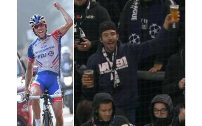 Thibaut Pinot, la nuova vita del ciclista: ultrà del Psg, a Dortmund con la birra