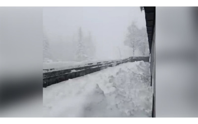 aprile con la neve i video da lombardia e piemonte