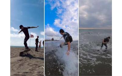 Matteo Mariotti: «Ho perso la gamba per i morsi di uno squalo, ma torno a fare surf perché mi sento forte»