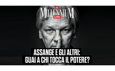 Assange e gli altri: guai a chi tocca il potere? Venerdì 8 marzo alle 15 Millennium Live con Stefania Maurizi