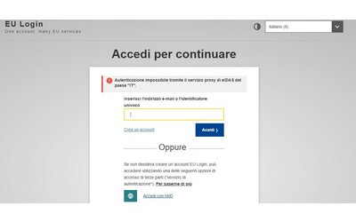 autenticazione impossibile da ottobre problemi solo per gli utenti italiani ad accedere con spid ai servizi web dell ue