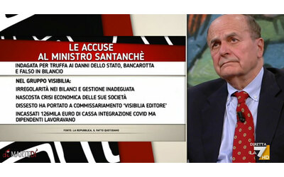 Bersani a La7: “Santanché è la marchesa del Grillo, fa quello che vuole e...