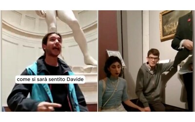 Blitz di ultima generazione a Firenze, quattro attivisti incatenati nella Galleria dell’Accademia: “Non dobbiamo avere paura”
