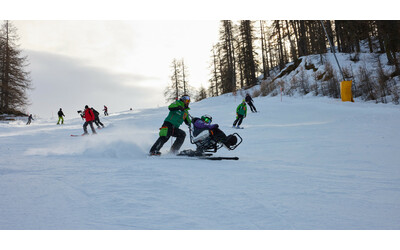 bmw sciabile vent anni di solidariet oltre 1700 allievi disabili sulle piste da sci