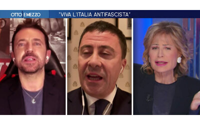 Bocchino: “Costituzione non dice che l’Italia è antifascista, la maggioranza degli italiani non è con Vizzardelli”. Scontro con Gruber e Scanzi