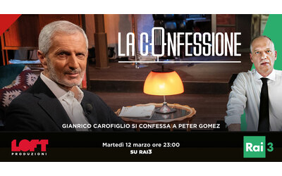 Carofiglio a La Confessione (Rai3) di Gomez: “Le arti marziali mi hanno...