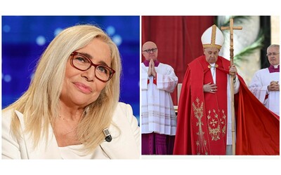 Domenica In, Mara Venier si commuove per le immagini di Papa Francesco:...
