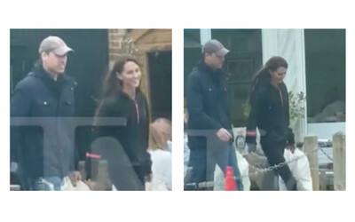 Ecco Kate Middleton in un video mentre fa la spesa con William:...