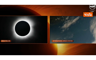 Eclissi totale di Sole in Canada e Stati Uniti: le spettacolari immagini della Nasa