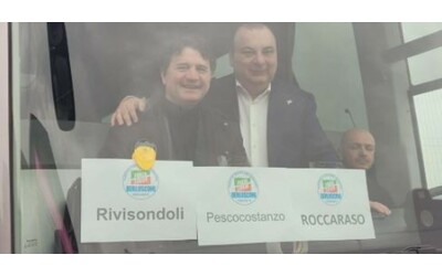 elezioni abruzzo il caso del bus di forza italia partito da napoli li portiamo a votare