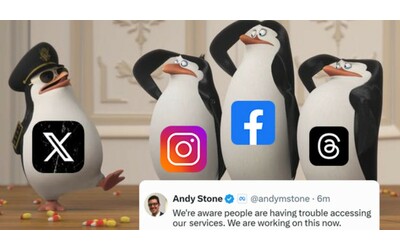 facebook e instagram down elon musk ironizza su x con dei pinguini ecco il significato