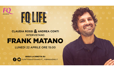 Frank Matano a FqLife con Claudia Rossi e Andrea Conti: “Torno su Youtube con Oversympathy”. Segui la diretta