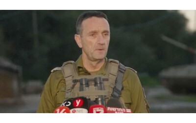 Gaza, il capo di stato maggiore dell’Esercito israeliano: “La guerra...
